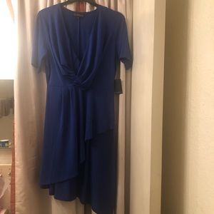 Eloquii Vibrant Royal Blue  Asymmetrical top!